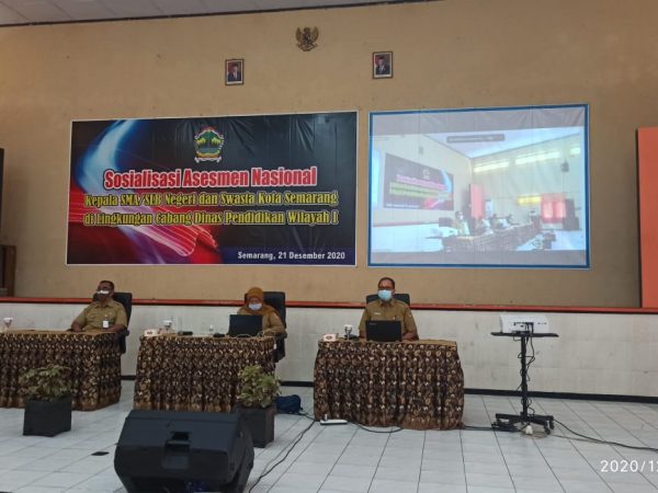Sosialisasi Website Cabang Dinas Pendidikan Wilayah 1 di SMAN 2 Semarang