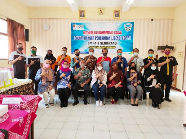 Witness BNSP LSP P1 SMK N 3 Semarang