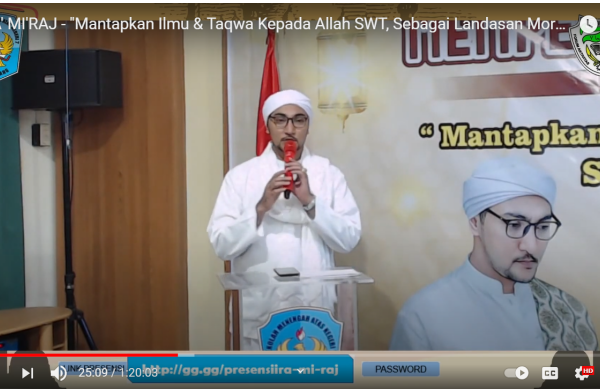 Isra Mi’raj 1442H, SMAN 7 Semarang Ngaji Online Bareng Habib Hamid Baagil Isra Mi’raj 1442H, SMAN 7 Semarang Ngaji Online Bareng Habib Hamid Baagil