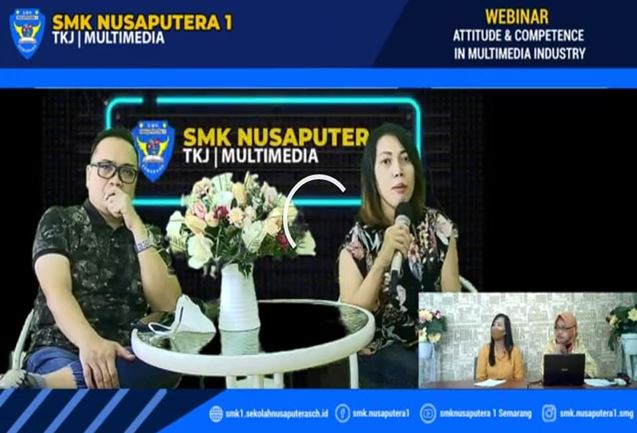 Webinar Guru Tamu SMK Nusaputera 1 Semarang