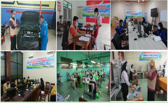 SMKN 1 Tengaran Laksanakan UKK dengan Menerapkan Protokol Kesehatan SMKN 1 Tengaran Laksanakan UKK dengan Menerapkan Protokol Kesehatan