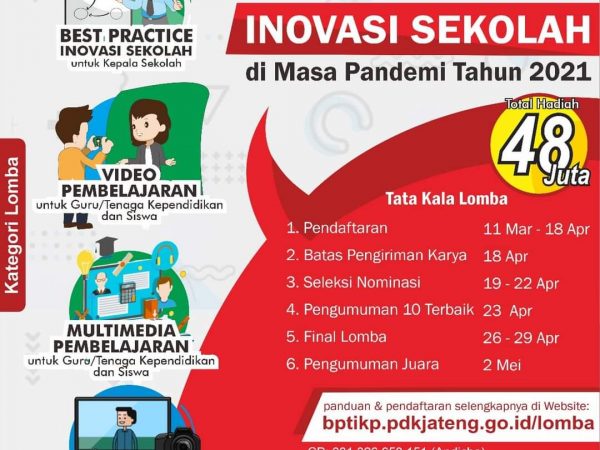 Pengumuman Finalis Lomba Inovasi Sekolah di Masa Pandemi Pengumuman Finalis Lomba Inovasi Sekolah di Masa Pandemi