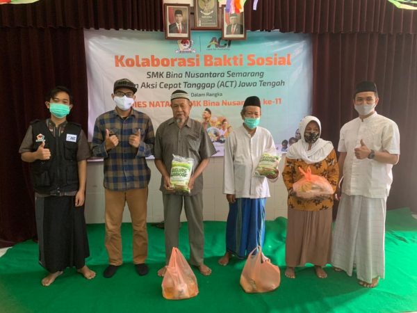 Rayakan Dies Natalis, SMK Bina Nusantara Gandeng ACT Laksanakan Bakti Sosial Rayakan Dies Natalis, SMK Bina Nusantara Gandeng ACT Laksanakan Bakti Sosial