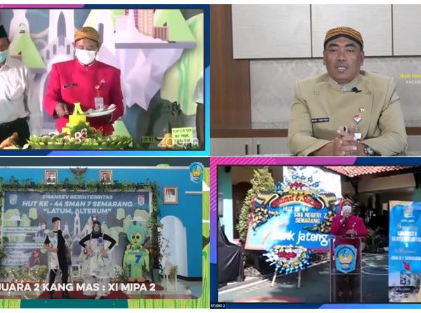 HUT ke-44, SMAN 7 Semarang Serukan Peduli Lingkungan HUT ke-44, SMAN 7 Semarang Serukan Peduli Lingkungan