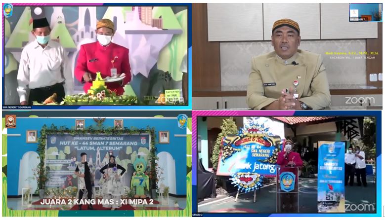 HUT ke-44, SMAN 7 Semarang Serukan Peduli Lingkungan