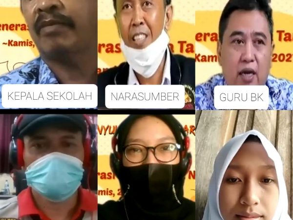 Gandeng BANN SMAN 1 Bergas Bikin Webinar Anti Narkoba