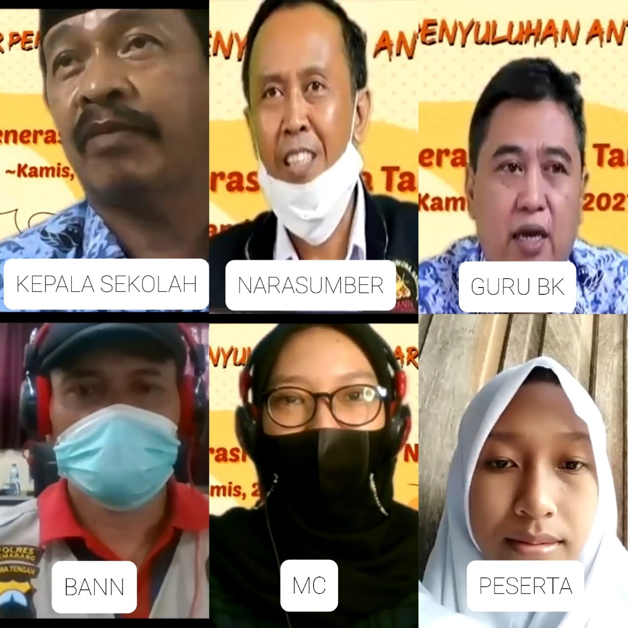 Gandeng BANN SMAN 1 Bergas Bikin Webinar Anti Narkoba Gandeng BANN SMAN 1 Bergas Bikin Webinar Anti Narkoba