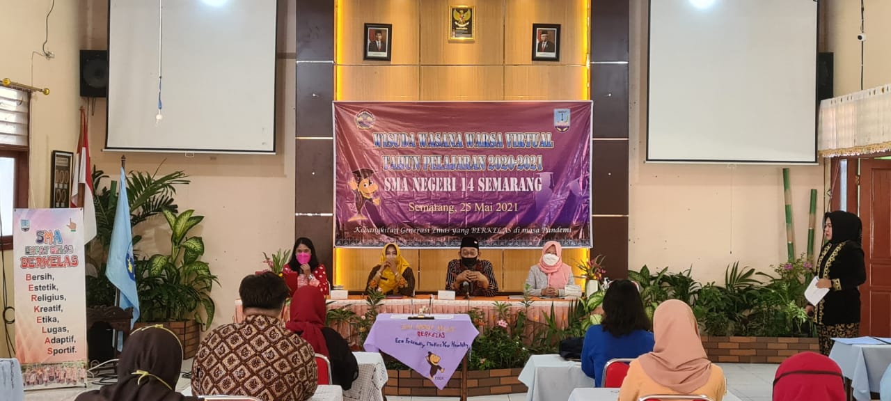 SMAN 14 Semarang, Selenggarakan Wisuda Virtual