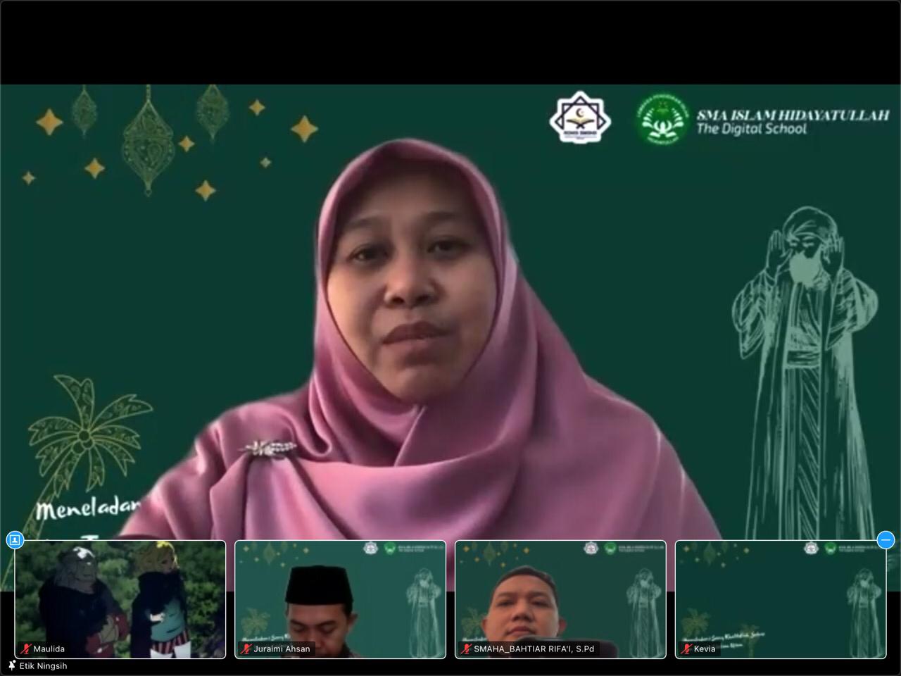 SMAHA Gelar Talk Show: Memaknai Idul Adha dengan Sabar dan Tawakal SMAHA Gelar Talk Show: Memaknai Idul Adha dengan Sabar dan Tawakal