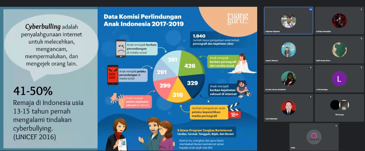 Kampanyekan Anti Bullying, SMA Kesatrian 2 Semarang Gelar Webinar