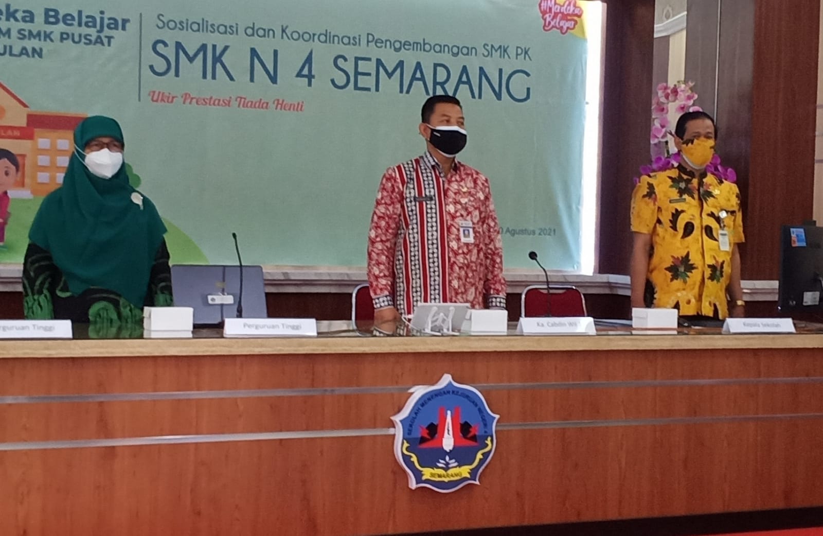 SMKN 4 Semarang “ Ukir Prestasi Tiada Henti” Adakan Sosialisasi dan Koordinasi Pengembangan Sekolah PK.