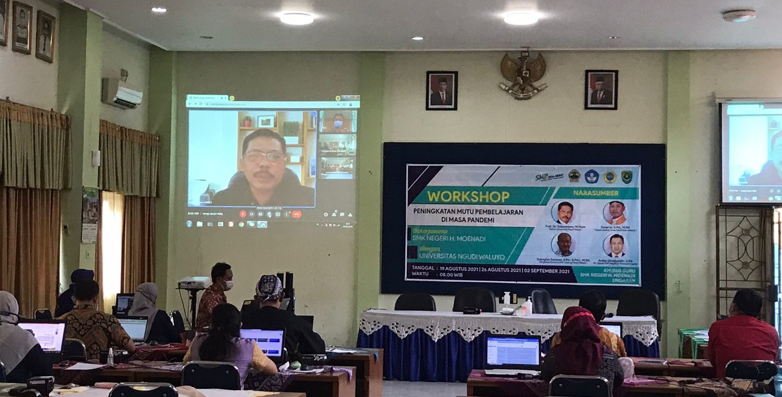 Hari Pertama Workshop Peningkatan Pembelajaran Di Masa Pandemi