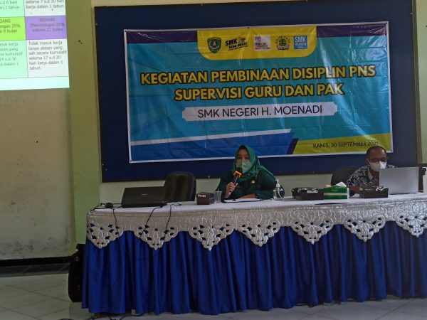 Sosialisasi PP 94/2021 Tingkatkan Kinerja PNS SMKN H Moenadi
