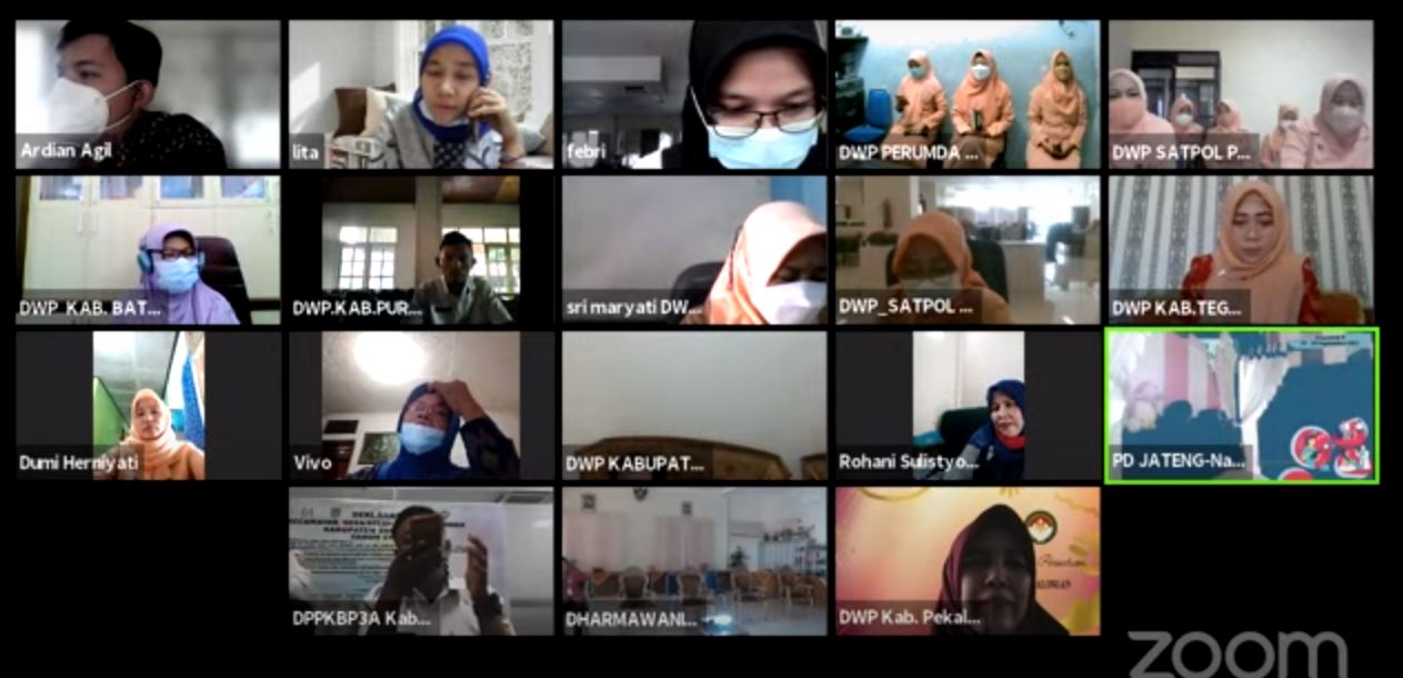 SMKN H Moenadi Ikuti Webinar Keluarga Tanggap Cegah Pelecehan Seksual