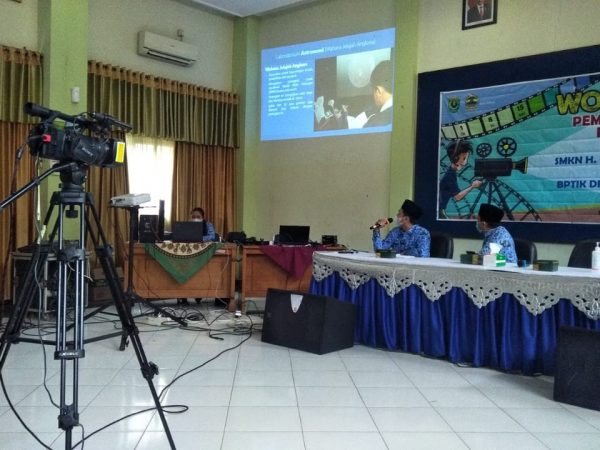 Gandeng BPTIK Dikbud, SMKN H Moenadi Adakan Pelatihan Video Pembelajaran