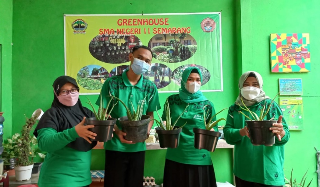 MGMP Biologi SMAN 11 Semarang “Lestarikan Aloe Vera”