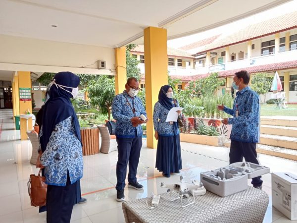 Kementrian Pertanian Bantu Drone SMKN H Moenadi Ungaran