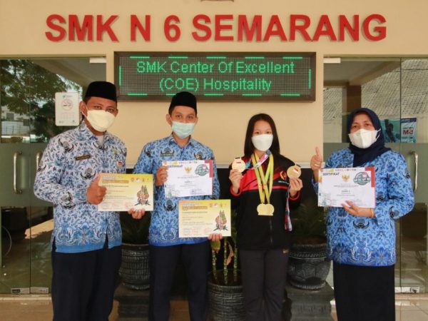 Atlet Wushu SMK 6 Semarang Melesat ke Indonesia Wushu All Games 2021