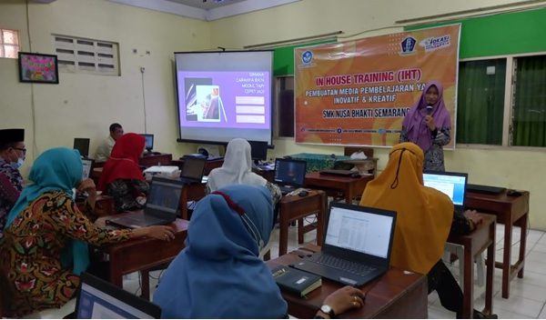 IHT Pembuatan Media Pembelajaran Inovatif dan Kreatif di SMK Nusa Bhakti Semarang IHT Pembuatan Media Pembelajaran Inovatif dan Kreatif di SMK Nusa Bhakti Semarang