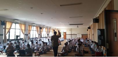 SMAHA adakan sosialisasi masuk PTN UNDIP Semarang. 