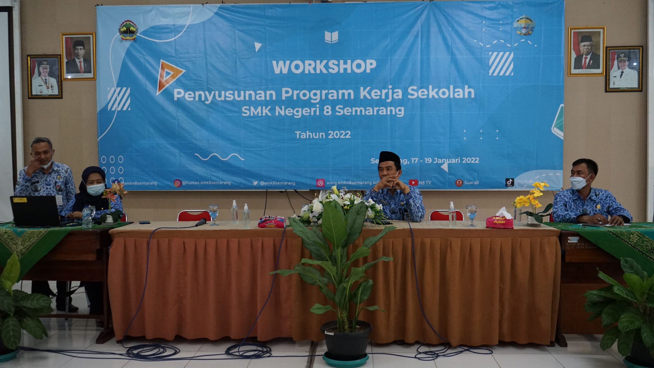 Workshop Penyusunan Program Kerja Sekolah SMK N 8 Semarang