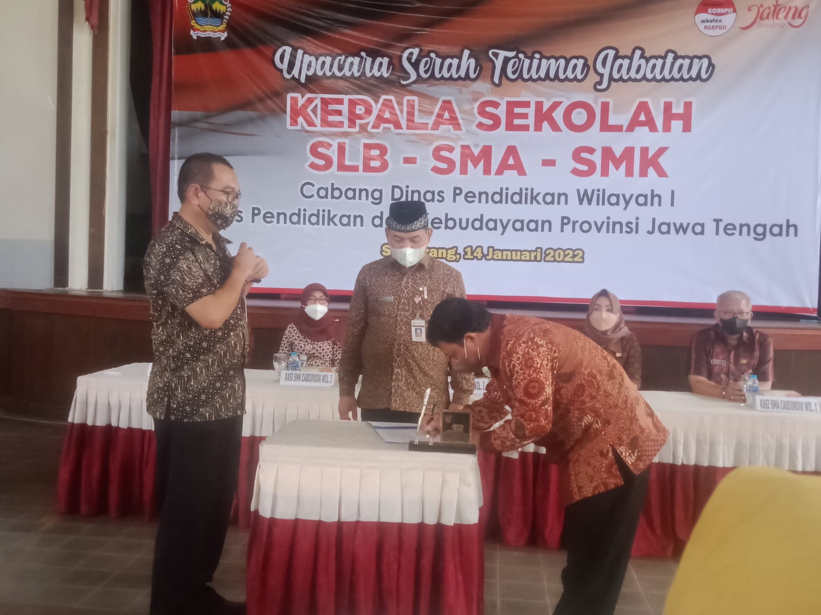 Sertijab Kepala SMKN 10 Semarang
