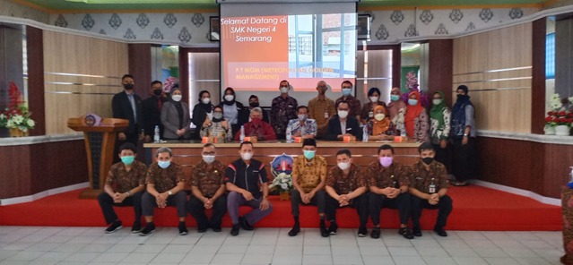 Kunjungan PT Metropolitan Golden Management Perkuat kerjasama industri SMKN 4 Semarang