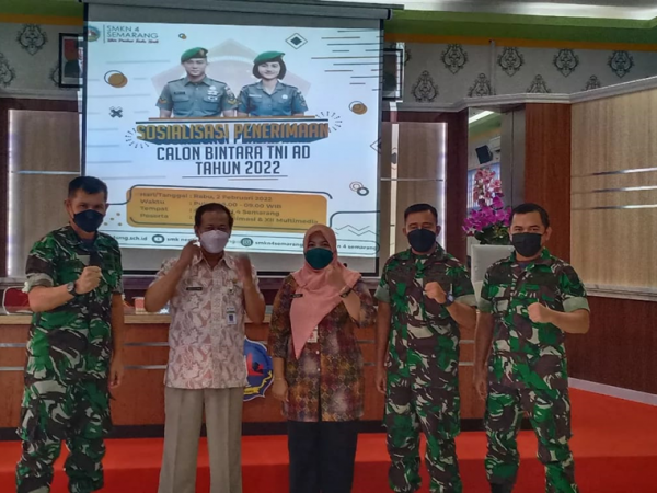 Kodam IV Diponegoro Sosialisasikan Penerimaan Caba Keahlian IT/Siber TNI AD Tahun 2022