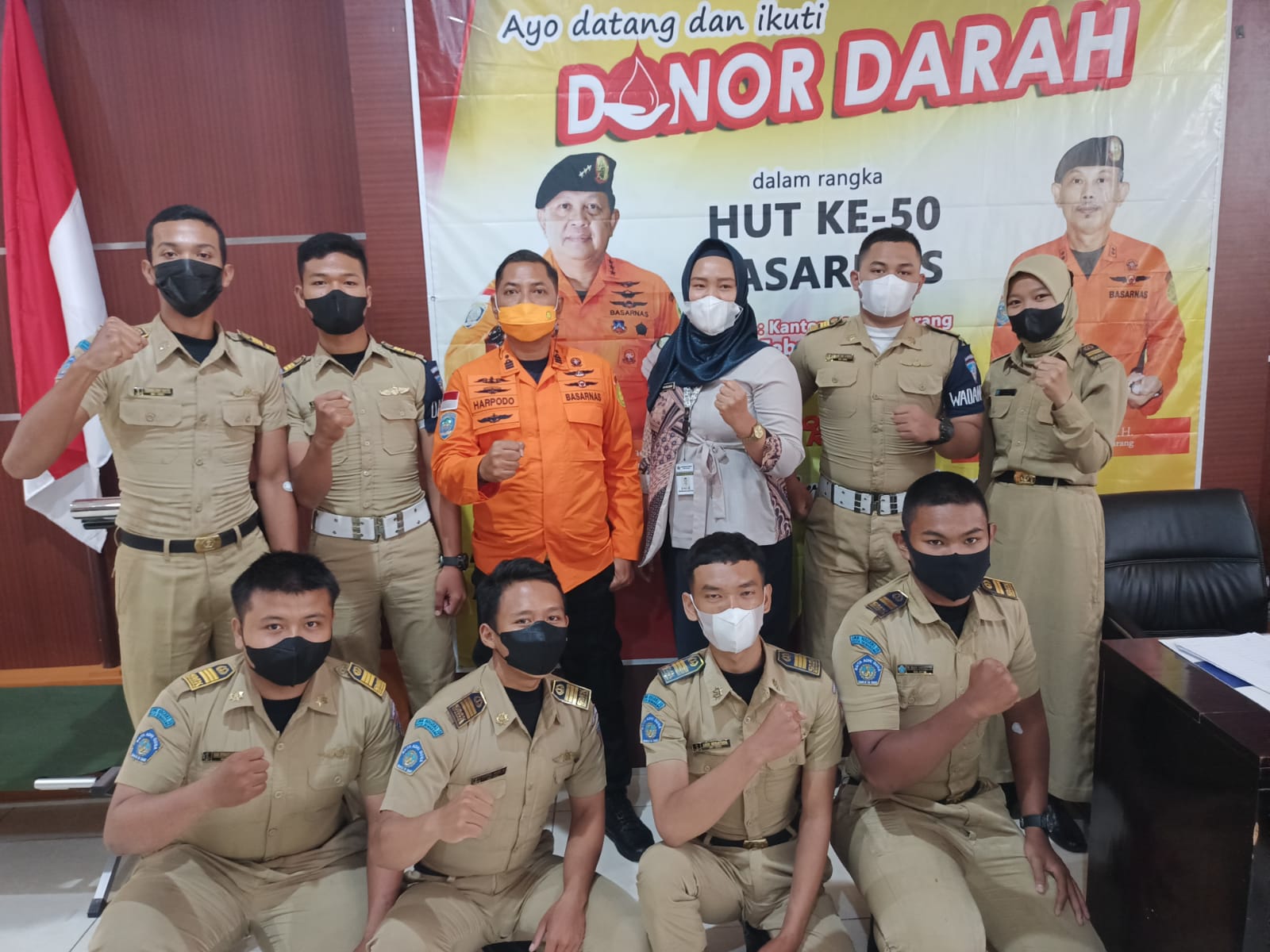 SMKN 10 Semarang Berpartisipasi Dalam Donor Darah Basarnas