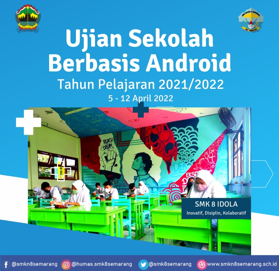 Selama Sepekan, SMK N 8 Semarang Laksanakan Ujian Sekolah Berbasis Android