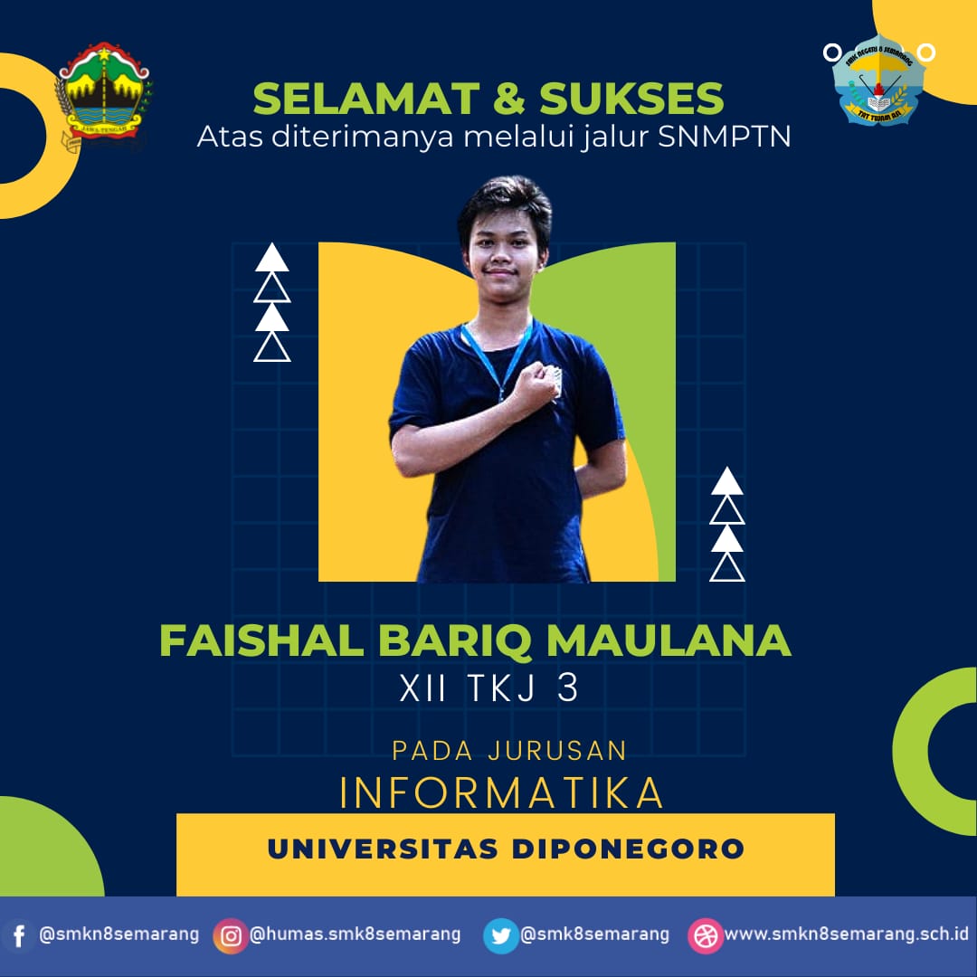 13 Siswa SMK N 8 Semarang Diterima Di PTN Melalui Jalur SNMPTN