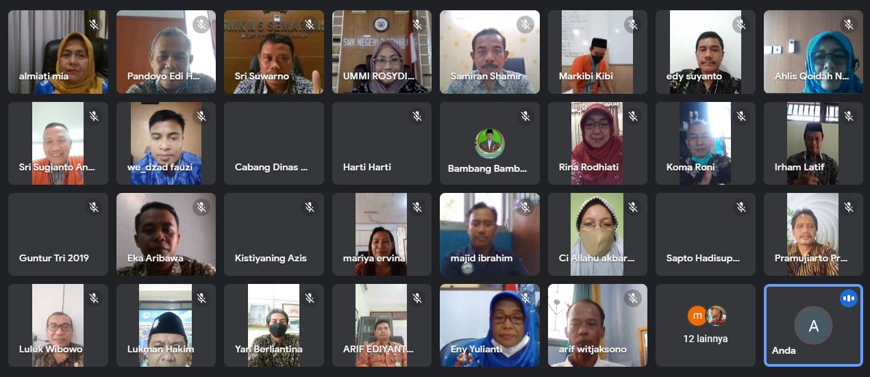 Halal Bi Halal Virtual MKKS SMK Kota Semarang