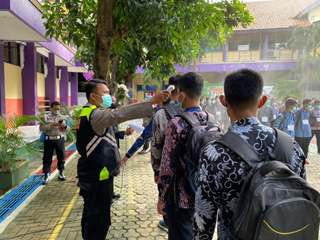 SMKN 4 Semarang dipercaya sebagai salahsatu tempat penyelenggara Uji Seleksi Penerimaan Terpadu Bintara POLRI Gel II Tahun Anggaran 2022