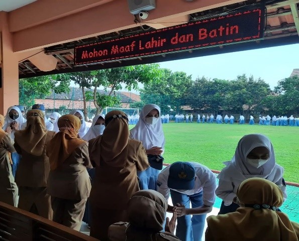 Halal Bi Halal SMAN 11 Semarang, Guru dan Siswa  Perkuat “3S untuk 3S”