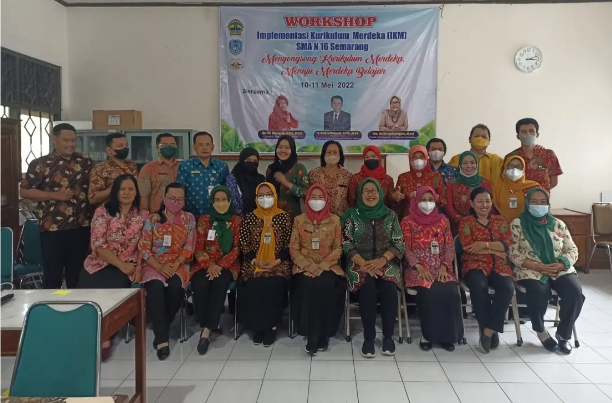 Workshop Implementasi Kurikulum Merdeka (IKM) SMAN 16 Semarang