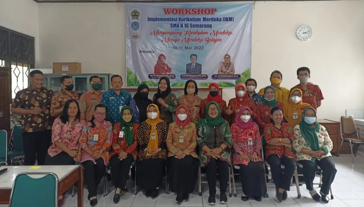 Workshop Implementasi Kurikulum Merdeka (IKM) SMAN 16 Semarang