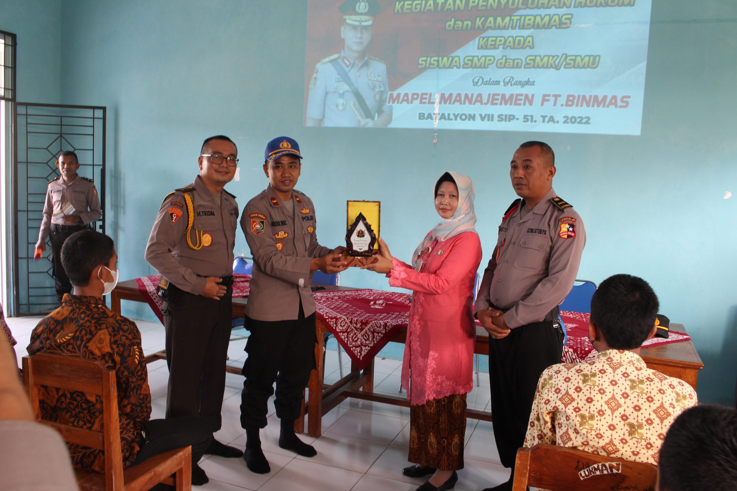 Penyuluhan SIP di SMKN Satu Atap Tuntang