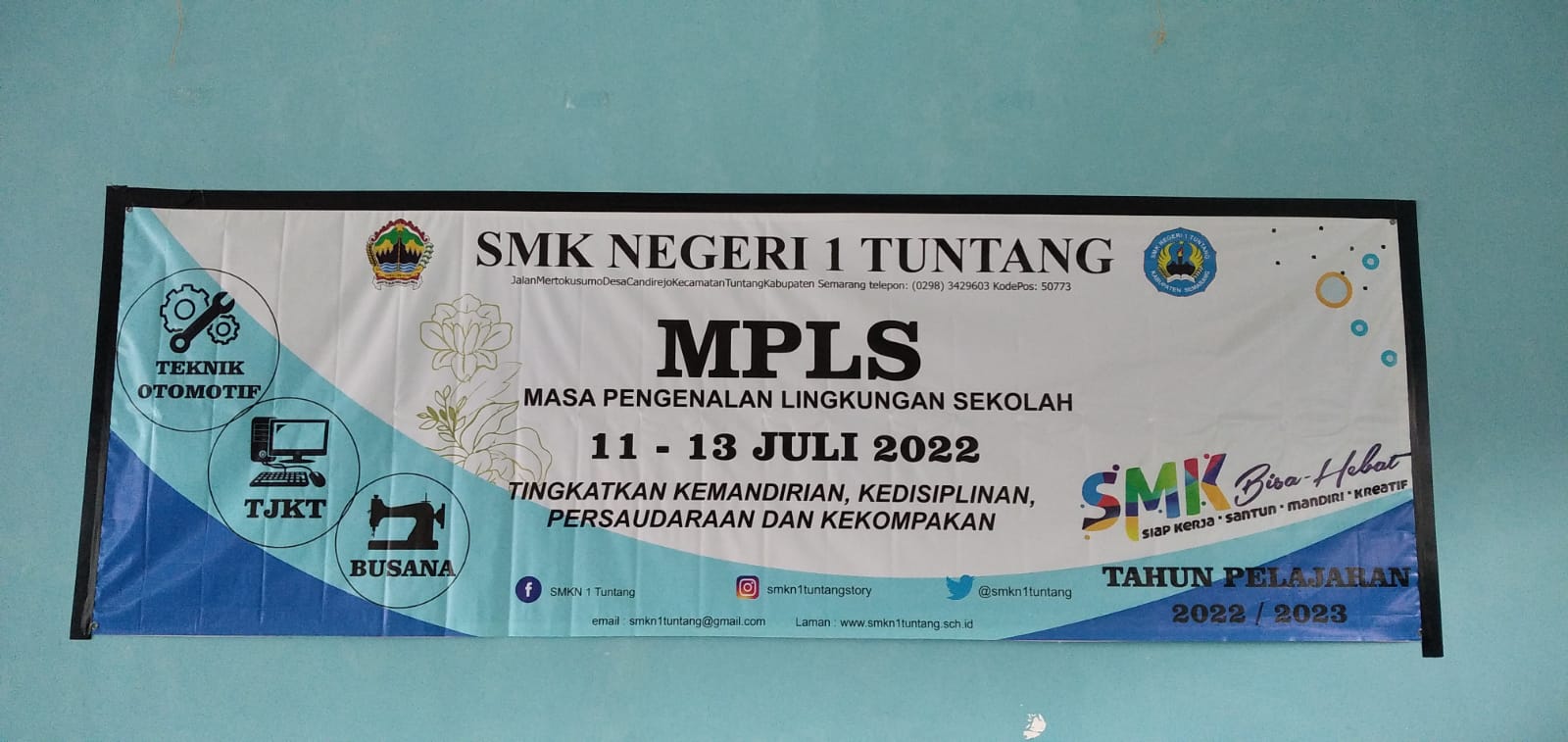 SMKN Satu Atap Tuntang Selenggarakan MPLS dan Pendidikan Karakter Kedisiplinan