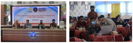 Pelatihan Google Site bagi Guru SMKN 4 Semarang oleh LP3 UNNES