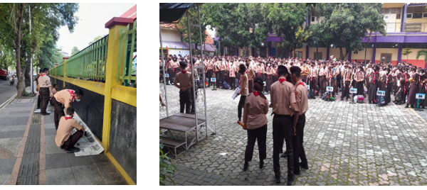 Bakti Kampus Wujud Cinta Tanah Air dan Refleksi Loyalitas pada Kampus SMKN 4 Semarang