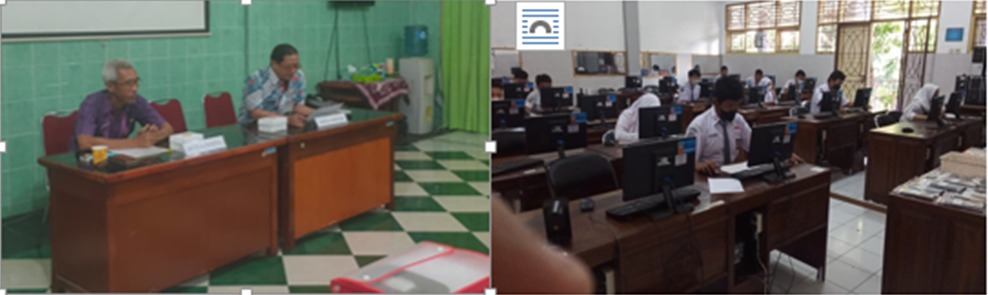 ANBK SMKN 4 Semarang berjalan lancar dan tertib