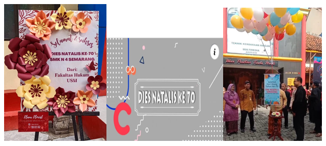 Banjir Karangan Bunga dan Ucapan Selamat warnai Peringatan Dies Natalis SMKN 4 Semarang