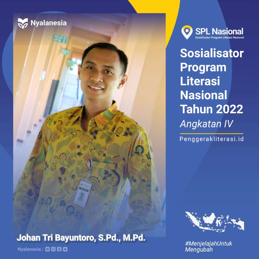 Dilantik Jadi SPL Nasional, Johan Bayuntoro Ajak Sekolah Nyalakan Gerakan Literasi Dilantik Jadi SPL Nasional, Johan Bayuntoro Ajak Sekolah Nyalakan Gerakan Literasi