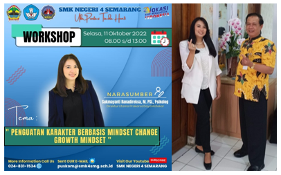 ”Hidup Dan Waras” dalam Penguatan Karakter berbasis Growth Mindset SMKN 4 Semarang ”Hidup Dan Waras” dalam Penguatan Karakter berbasis Growth Mindset SMKN 4 Semarang