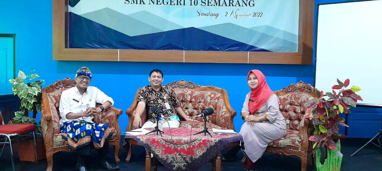 Podcast Cabdin 1 Seneng Bareng SMK Negeri 10 Semarang