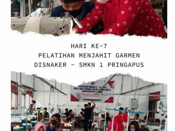 SMKN 1 Pringapus Sukseskan Gelaran Pelatihan  1000 Calon Tenaga Kerja Pemkab Semarang