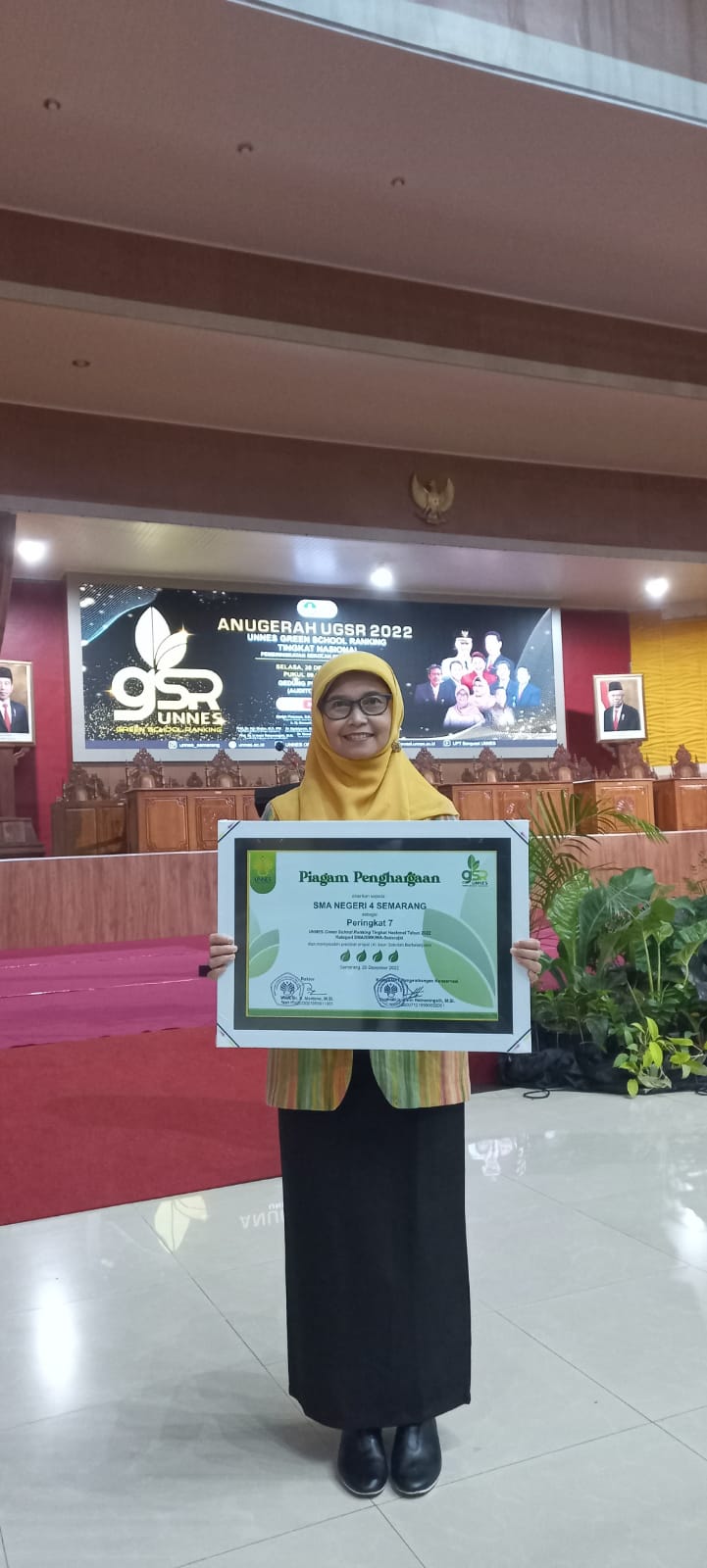 SMAPA MASUK 10 BESAR GREEN SCHOOL RANGKING TINGKAT NASIONAL