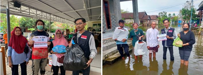 Bantuan Untuk Korban Banjir Sebagai  Program Smansix Peduli Indonesia