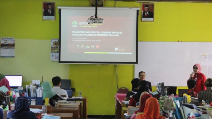 Sosialisasi Portal Jateng Pintar Oleh BPTIK Dikbud Provinsi Jawa Tengah