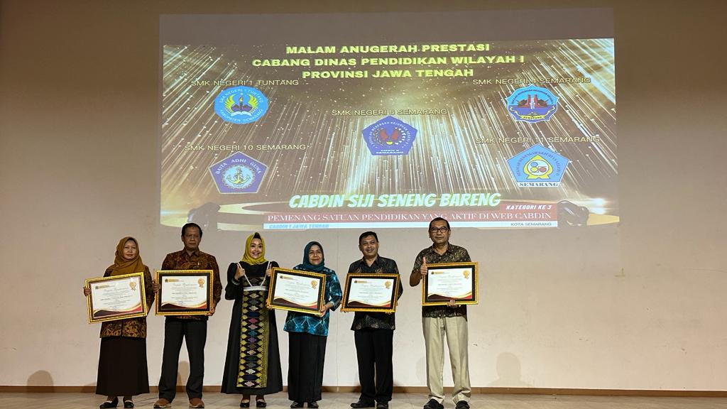 SMKN 10 Semarang Apresiasi Malam Anugerah Prestasi Cabdin I
